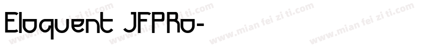 Eloquent JFPRo字体转换